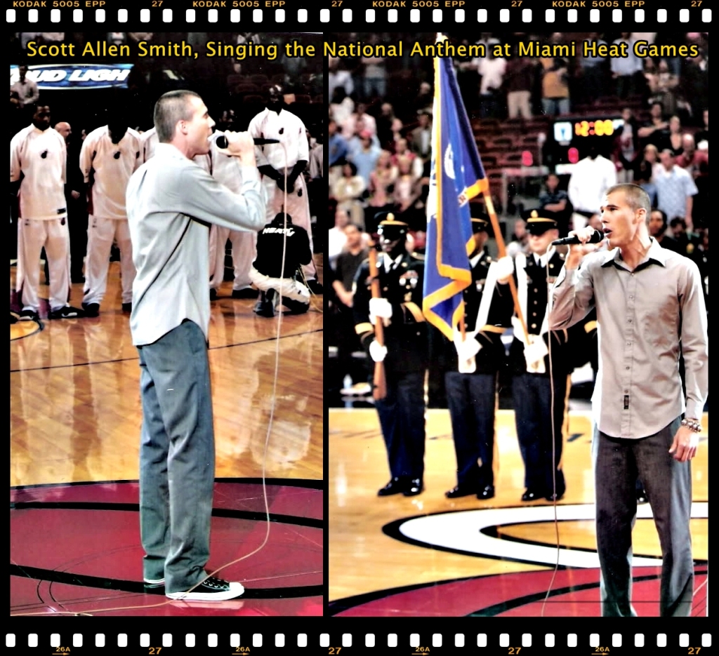 Scott Allen Smith - Miami Heat Playoff Game Singing National Anthem